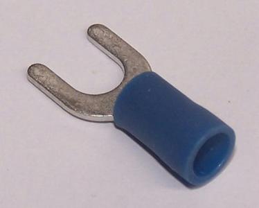B2-5A Blue Fork 5mm Terminal Bulk (Pk/100) Brand New Unisex