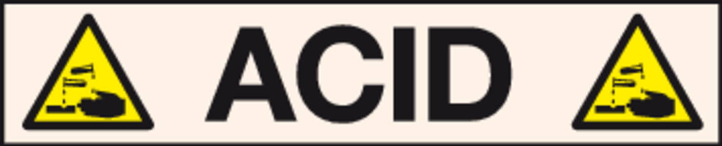 Acid pipeline label Sale Best