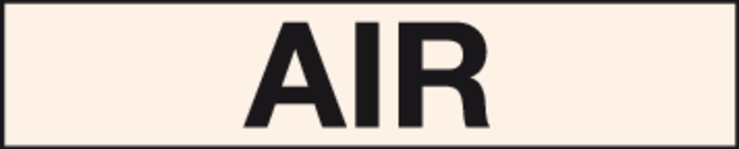 Air pipeline label Sale 100% Guaranteed