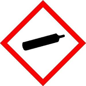 50mm GHS labels - Roll of 250 Compressed gas GHS / CLP Labels (50 x 50mm) Sale Deals