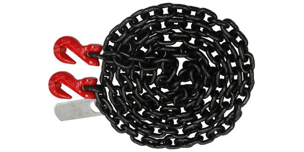 3/8" Grade 80 Chains with Grab Hooks each end Clearance Best Store To Get