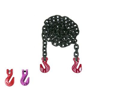 3/8" G100 Chains with Grab Hooks each end Free Shipping Shop For