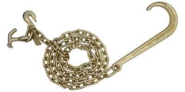 5/16" J Hook Tow Chain with T J & Grab Hook Sast Online