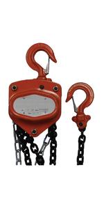 1 Ton Chain Block Chain Hoist 10 Foot Lift Cheap Purchase