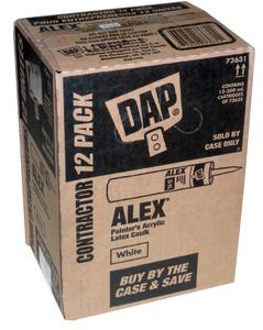 Alex Painter's Latex Caulk White contractor Pack of 12 (73631) Outlet Largest Supplier
