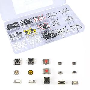 QTEATAK 300 Pcs 15 Value Micro Momentary Tactile Push Button Switch Tact Assortment Kit Best For Sale