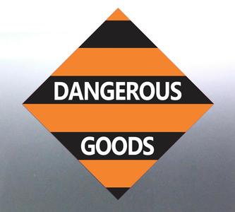 10 at 15cm Dangerous goods Decal Danger Hazard Material signage Storage Sticker For Sale Finishline