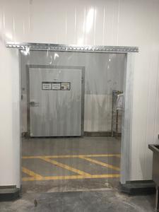 48" W X 84" H PVC Freezer Grade Strip Curtain Door Kit - Clear Low Temp 8" x .08" (2mm) strips with a common 2" overlap ( 50% ) - Includes Hardware Free Shipping Best Place