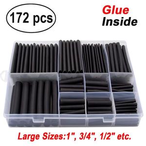 172 pcs 3:1 Marine Grade Dual Wall Adhesive Heat Shrink Tubing kit Outlet Lowest Pice
