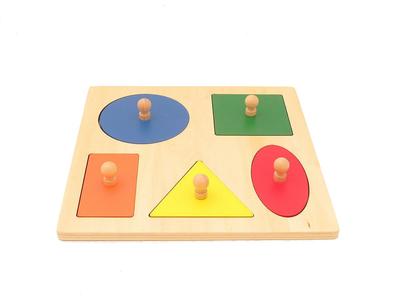 Geometric Shape Peg Board Visa Payment For Sale
