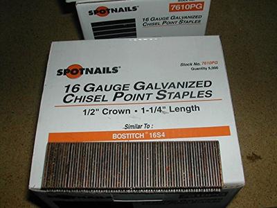 7610PG Spotnails 1/2 Crown X 1 1/4 Length for Bostitch S4 Style Staplers (5,000) Real Sale Online