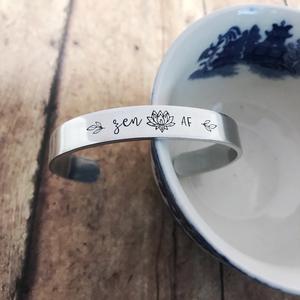 "Zen af" cuff Cheap Sale Manchester Great Sale