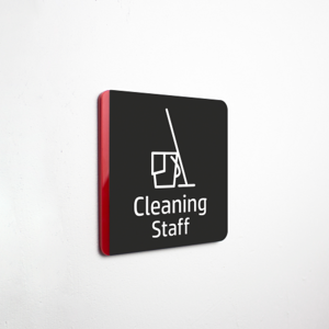 Cleaning Staff Sign - ngilizce Temizlik Personeli simlii Get Authentic Cheap Online