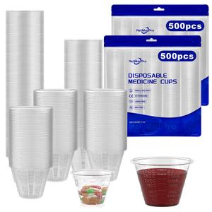 ReliMedPro disposable medicine cups graduated, bulk pack of 1000, 1 oz (30ml) small plastic measuring cup for liquid medication, paint, epoxy, pill and resin Outlet Cheap Authentic