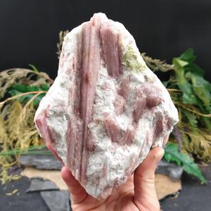#TC-565 Pink Tourmaline in matrix specimen With Mastercard