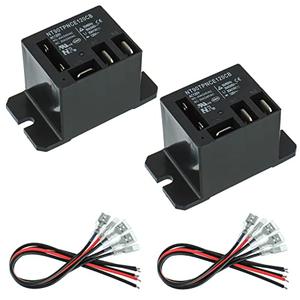 NT90-AC120V-10X Power Relay AC 120V Coil 120 VAC 30A 40A SPDT(1NO 1NC) with Flange Mounting and 10 Quick Connect Terminals Wires Mini Relay(Pack of 2pcs) Buy Cheap Pice