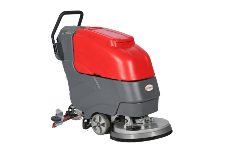 20" Battery Powered Walk Behind Auto Scrubber With Brush & Pad Driver - 13 GAL Solution Tank / 15 GAL Recovery Tank - (2) 12V 100 Ah Batteries - OCCS510 Buy Cheap Outlet