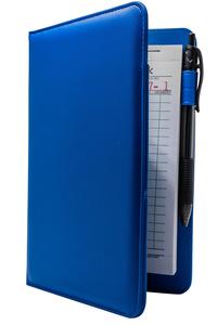 SERVER BOOK Classic Collection 8" x 5" Server Organizer - Sonic Blue Cheap Sale Perfect