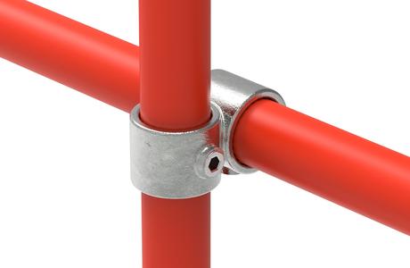 Rohrverbinder | Kreuzstck vorgesetzt 90 fr 60,3 mm | 161E60 Collections