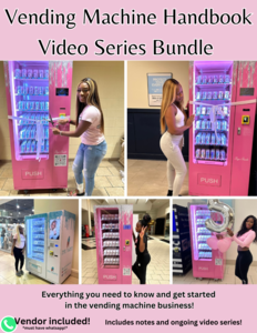Vending Machine Starter Pack Bundle (vendor and video series included) Clearance Fashionable