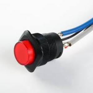 16mm Illuminated Pushbutton - Red Latching On/Off Switch Wholesale In China For Sale