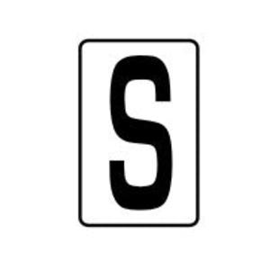 "S" Class Marking Decal Set - 7 Inches x 4.5 Inches (Square) Manchester Great Sale Online