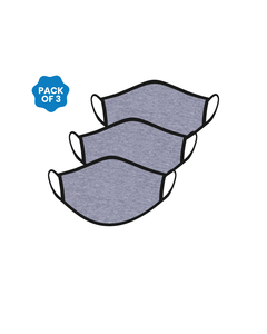 FACE PROTECTOR WITH EAR LOOP - HEATHER GREY COLOUR (Pack of 3) Free Shipping Tumblr