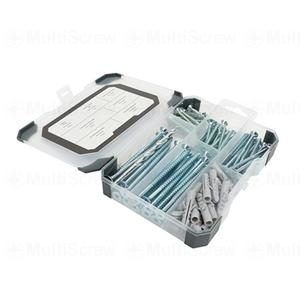 251Pcs Mixed Screws, Plugs And Drill Bit Tray - Assorted Selection Case Csk Zinc Ost Release Dates