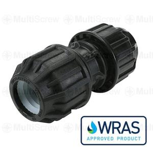 20mm 25mm 32mm MDPE STRAIGHT COUPLER WATER MAIN PIPE CONNECTOR WRAS APPROVED Sale Hot Sale