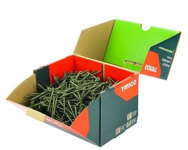 1000 Box, 4.5 X 60Mm Green Decking Screws Industry Pack Solo Countersunk Pz2 Sale Hot Sale