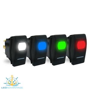 12v StarzLED Illuminated Rocker Switch - On/Off Free Shipping Eastbay