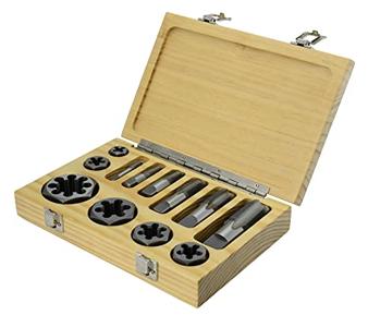 Drill America DWTNPT-SET 12 Piece Carbon Steel NPT Pipe Tap and Die Set 1/8" - 1" Get Authentic Cheap Online