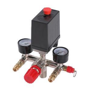 Air Compressor Pressure Control Switch With Valve Gauges Regulator On Hot Sale