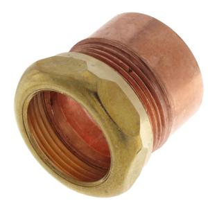 1 1/2" DWV COP MIPXSJ Trap Adapter Nicekicks