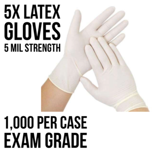 (In-Stock) LATEX GLOVES 1,000 Per Case (BEST BUY) Quality Free Shipping