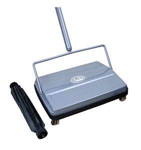 Fuller Brush 17042 Electrostatic Carpet & Floor Sweeper with Additional Rubber Rotor - 9" Cleaning Path - Lightweight - Ideal for Crumby & Wet Messes - Works On Carpets & Hard Floor Surfaces - Gray Newest Cheap Online
