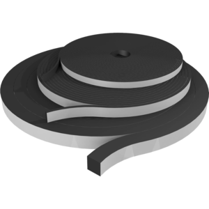 3/16" x 1" x 50' Neoprene Gasket with PSA 2025 Cheap Online