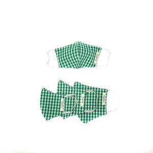 Green Plaid Mask-Family Package(4 Pcs) Reliable Cheap Online