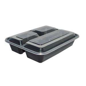 3 Compartment Bowl & Lid 1000ml (150 Case) Cheap Buy Authentic