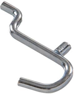 1-1/2 ZINC PLATED PEG CURVED HOOK Buy Authentic Online