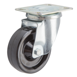 100mm Monolithic Castor - Swivel Plate - 150kg - High/Low Temperature Cheap Store