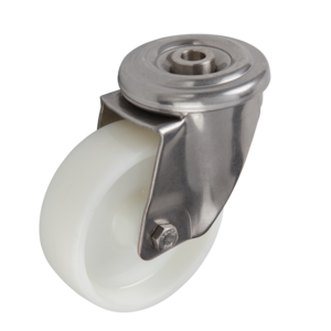 100mm Nylon Castor - Swivel Bolt Hole - 180kg - Stainless Steel Outlet Cheap Online