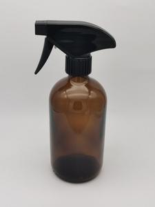 480ml (16oz) AMBER GLASS Black Trigger Spray Bottle Cheap Best Store To Get
