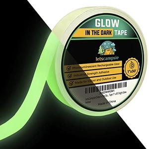 Glow in The Dark Tape 30ft x 1inch Premium Industrial Grade Interior and Exterior Luminous Glow Tape to Help See Objects at Night and Outdoors Cheap Cost