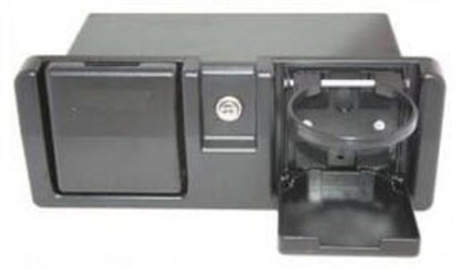 Glove Box with Cup Holders, Black or White Cheap Outlet Store