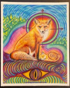 "Fox Medicine" Sticker (8) Pick A Best Sale Online
