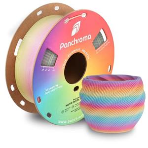 Polymaker Panchroma Gradient Matte PLA Filament, Multicolor Gradient Matte Pastel Rainbow 1.75mm 3D Printing Filament, 3D Printer PLA Filament, Fit Most FDM 3D Printers, 1kg Spool (2.2lbs) Cheap Pice From China