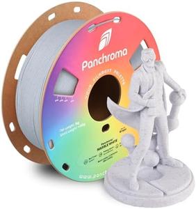 Polymaker Panchroma Marble PLA Filament, Marble White 1.75mm 1kg 3D Printing Filament, 3D Printer PLA Filament, Fit Most FDM 3D Printers, 1kg Spool (2.2lbs) Sale Exclusive