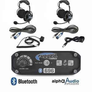 2 Person - RRP696 Gen1 Bluetooth Intercom System with H22 OTH Ultimate Headsets Discount Cheapest