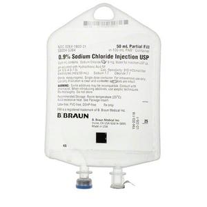 0.9% Sodium Chloride Injection USP, 50mL Fill In 100 mL PAB Sale Reliable